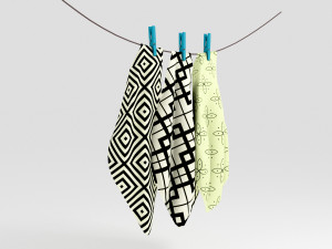 Hanging towel Modelo 3D