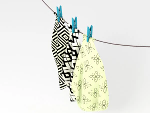 Hanging towel 3D Model