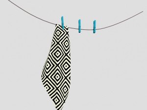 Hanging towel Modelo 3D