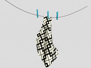 Hanging towel Modelo 3D