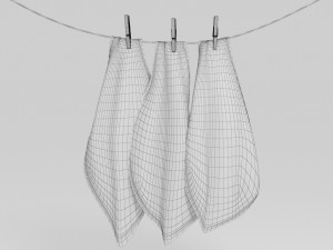 Hanging towel Modelo 3D