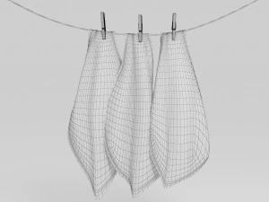 Hanging towel 3D Model