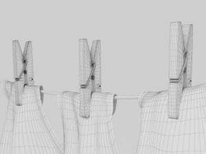Hanging towel Modelo 3D