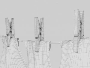 Hanging towel 3D Model