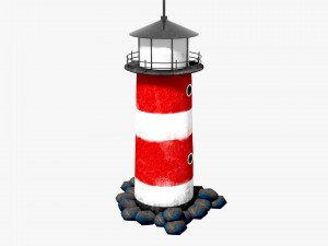 Lighthouse 3D-Modell