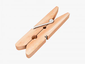 Morsetto in legno Modello 3D