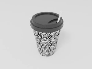 Bicchiere di carta Modello 3D