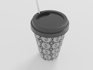 Paper cup Model 3D