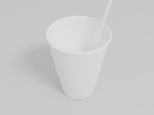 Paper cup Model 3D