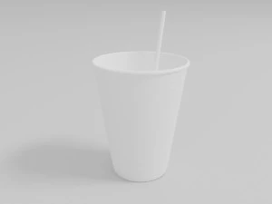 Bicchiere di carta Modello 3D