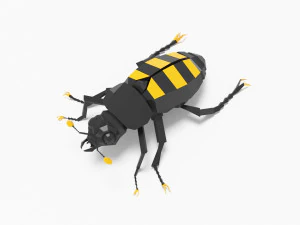 Bug low poly 3D Model