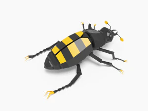 Bug low poly 3D Model