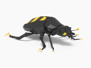 Bug low poly 3D Model