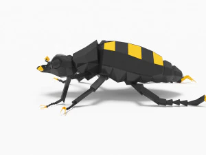 Bug low poly 3D Model