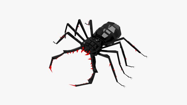 Bug low poly Modèle 3D .c4d .max .obj .3ds .fbx .stl .blend 