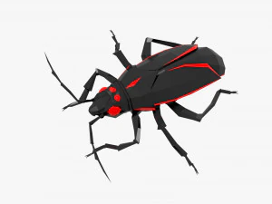 Error de baja poli Modelo 3D