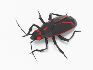 Bug low poly 3D 模型