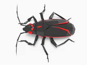 बग लो पॉली 3D मॉडल