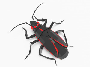 Bug low poly 3D 模型