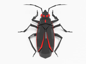 Bug low poly 3D 模型