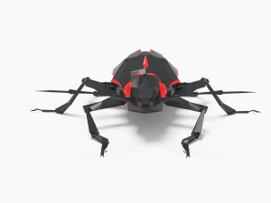 बग लो पॉली 3D मॉडल