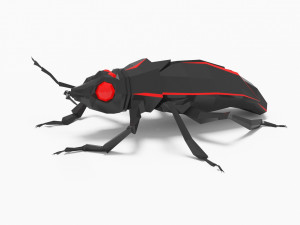 Bug low poly 3D 模型