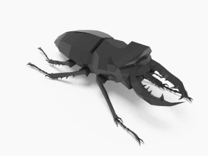 Bug low poly 3D Model