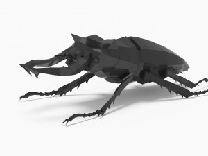 Bug low poly Model 3D