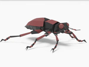 Bug low poly 3D Model