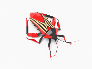 Bug low poly 3Dモデル