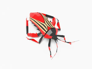 Bug low poly 3D Model