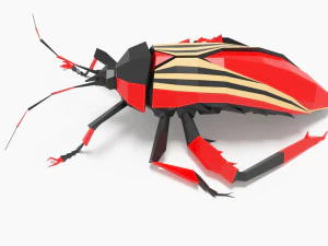 Bug low poly 3D Model