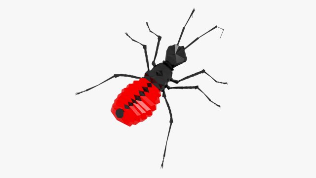 Bug low poly 3Dモデル .c4d .max .obj .3ds .fbx .stl .blend 
