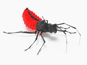 Bug low poly 3Dモデル