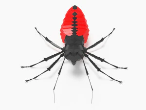 Błąd low-poly Model 3D