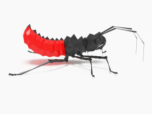 Błąd low-poly Model 3D