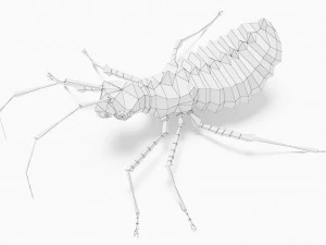 Błąd low-poly Model 3D