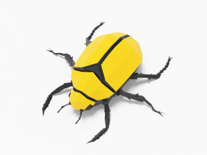 Bug low poly 3D Model