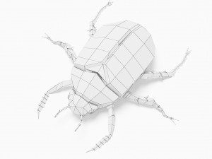 Bug low poly 3D 模型