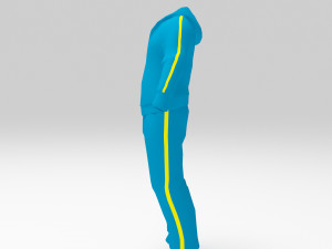 Clothes low poly 3D Model