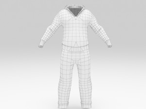 Clothes low poly 3D Model