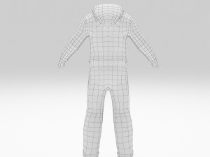 Clothes low poly 3D Model