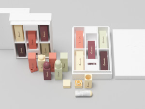 Cosmetic collection 3Dモデル