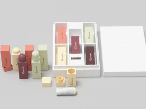 Cosmetic collection 3D Model