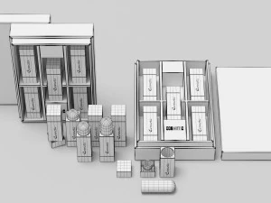 Cosmetic collection 3D Model