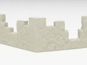 Wall print low poly Modèle 3D
