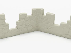 Wall print low poly 3D Model