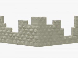 Wall print low poly 3D Модель