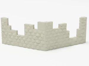 Impression murale low poly Modèle 3D