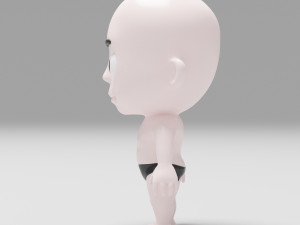 Baby base mesh 3D Model